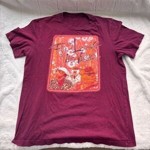 Muppets Fear and Loathing Parody T-Shirt "Fur and Laughing" Fozzie Gonzo Maroon